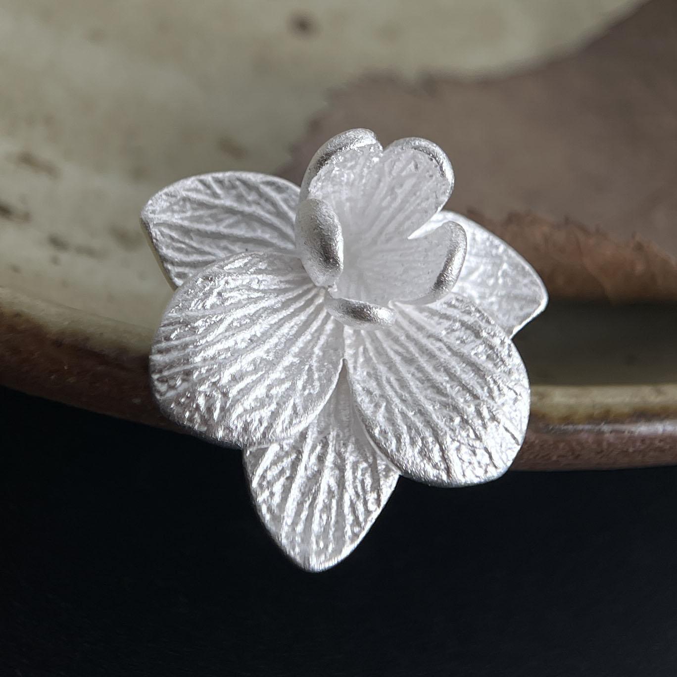 

925 Sterling Silver Rings for Women Couple Minimalist Handmade Simple Shinning Flower Ring Fine Jewelry Gift Prevent Allergy resizable