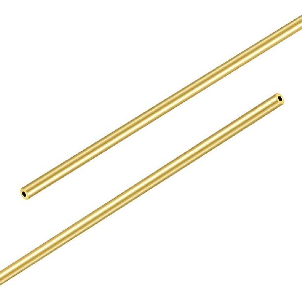 Aopin Brass Copper Cooling Tubing - 3mm ID X 4mm OD, 300mm Length, 2 Pcs