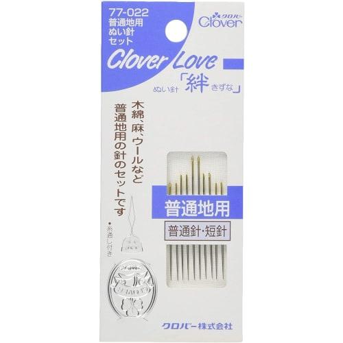 Clover Hand Sewing Needle Kizuna CL Sewing Needle Set for Plain Fabrics 77-022