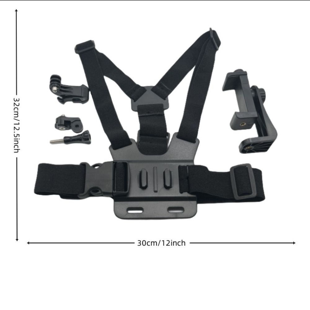 with Chest Strap Chest Mobile Phone Holder Action Camera Bracket for GoPro/iPhone/Samsung