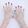 Hot Women Short Lace Half Finger Lace Sun Protection Gloves Fingerless Lace Wedding Decoration Gloves Fingerless Style