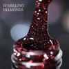 2025 Dazzling Wine Red Cherry Glitter Gel Nail Polish