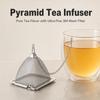 304 Stainless Steel Pyramid Tea Infuser Ultra Fine Mesh Filter For Home Office Loose Leaf Tea Brewing