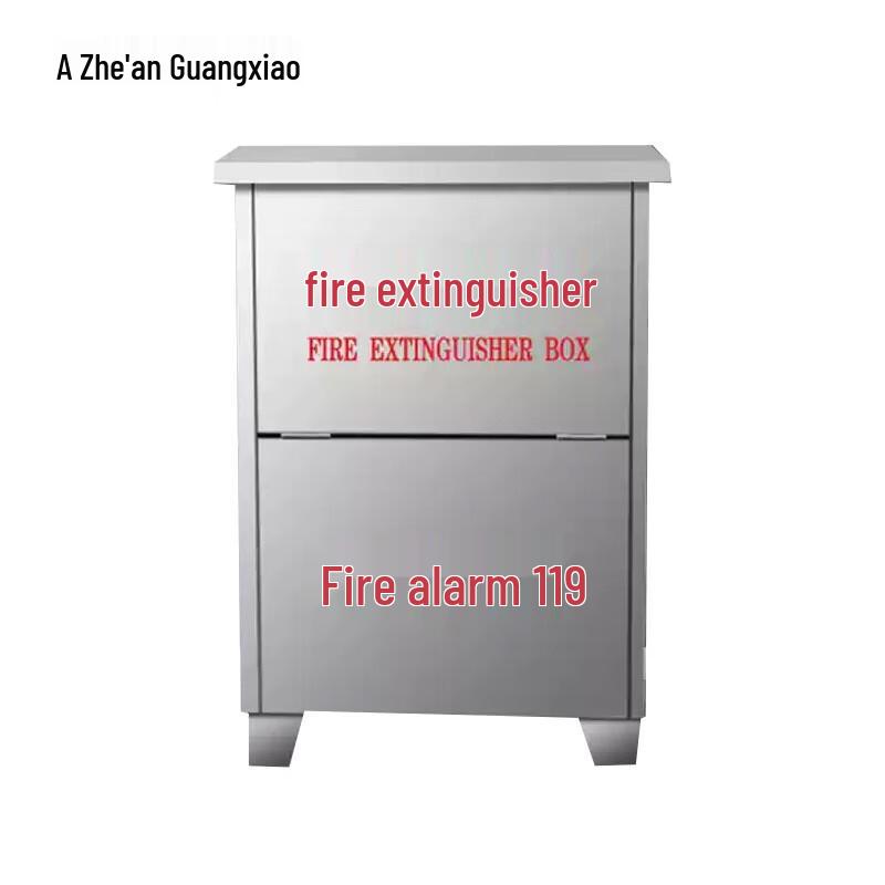 201 Stainless Steel Dual 5kg Fire Extinguisher Cabinet