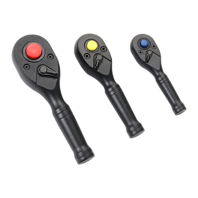 Multipurpose Ratchet Tool 72 Tooth Gear System Double Drive Heads 1/4 3/8 1/2inch For Confined Area Repairs