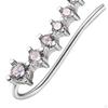 2 Pieces Ear Cuffs Earring Clip On Fashion Sparkling Jewelry Earhook Accessories for
