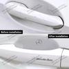 Car Stlying Door Handle Guard Sticker Auto Refit Accessorie For Mercedes Benz AMG A C E S Class W204 W205 W177 W117 W222 W212