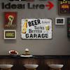 Vintage Beer Sign 12x8 Inch Retro Tin Plaque for Bar Garage