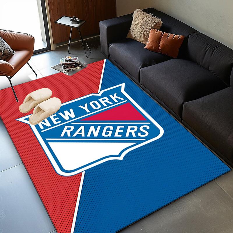 New York Crest Area Rug Suitable for Indoor And Outdoor,Carpets for Kitchens, Homes, Offices, Living Rooms,Home Decor,Christmas Gift
