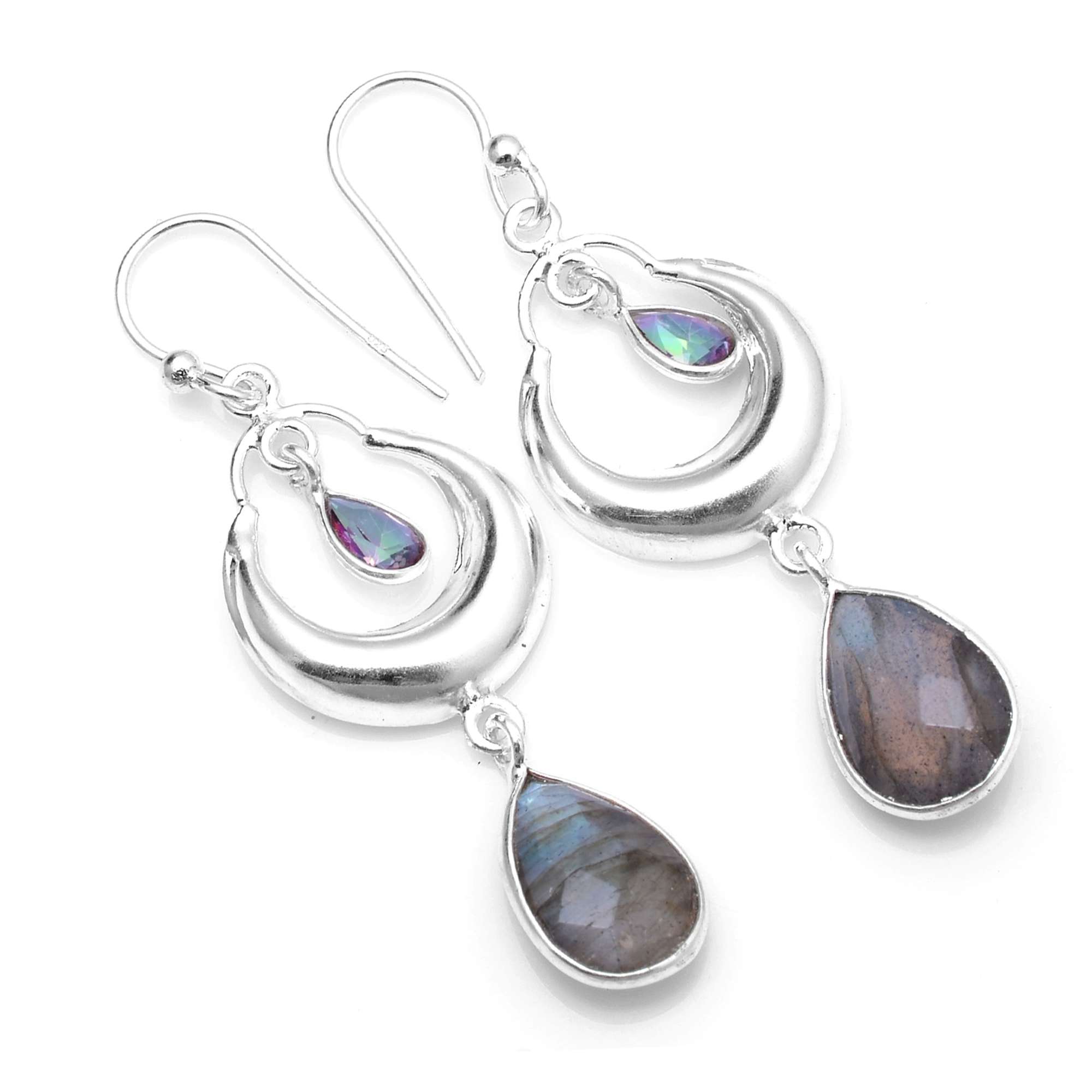 

Цепочка из стерлингового серебра 925 пробы с драгоценными камнями Bali Design, ювелирное изделие в подарок для унисекс LG-163