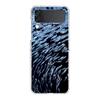 Transparente Handyhülle für Samsung Galaxy Z Flip 3 4 5 6 7 Harte Falt-PC Z Flip3 Flip4 Hülle Sardinen Wasserprodukt