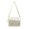 Mini Ita Shoulder White G-Trigger Bag, Small, Adult, Clear, Transparent, [Used]