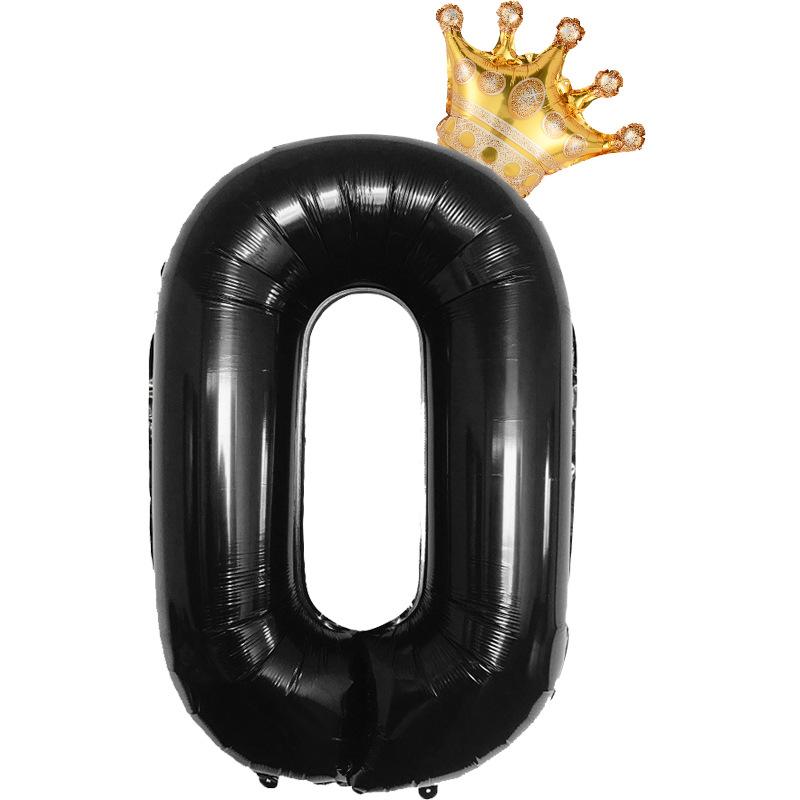 Balon Folie Număr Curcubeu 32 Inch Balon Digital Mini Număr Balon Folie Metalică pentru Petrecere Zi de Naștere Nuntă Decor Fundal