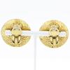 Chanel Earring Matelasse Vintage Plated Gold 30.2g Women Used