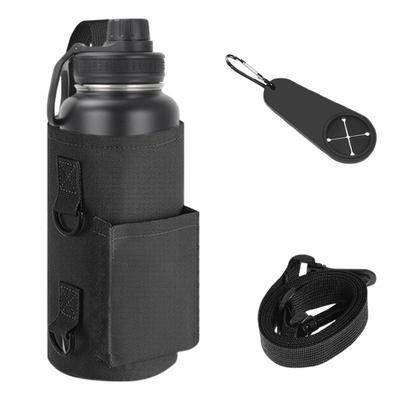 Magnetischer Wasserflaschenhalter Fitnessstudio Wasserflaschenträger Tasche Hülle mit Handytasche Silikon Handtuchschlaufe und Trageriemen