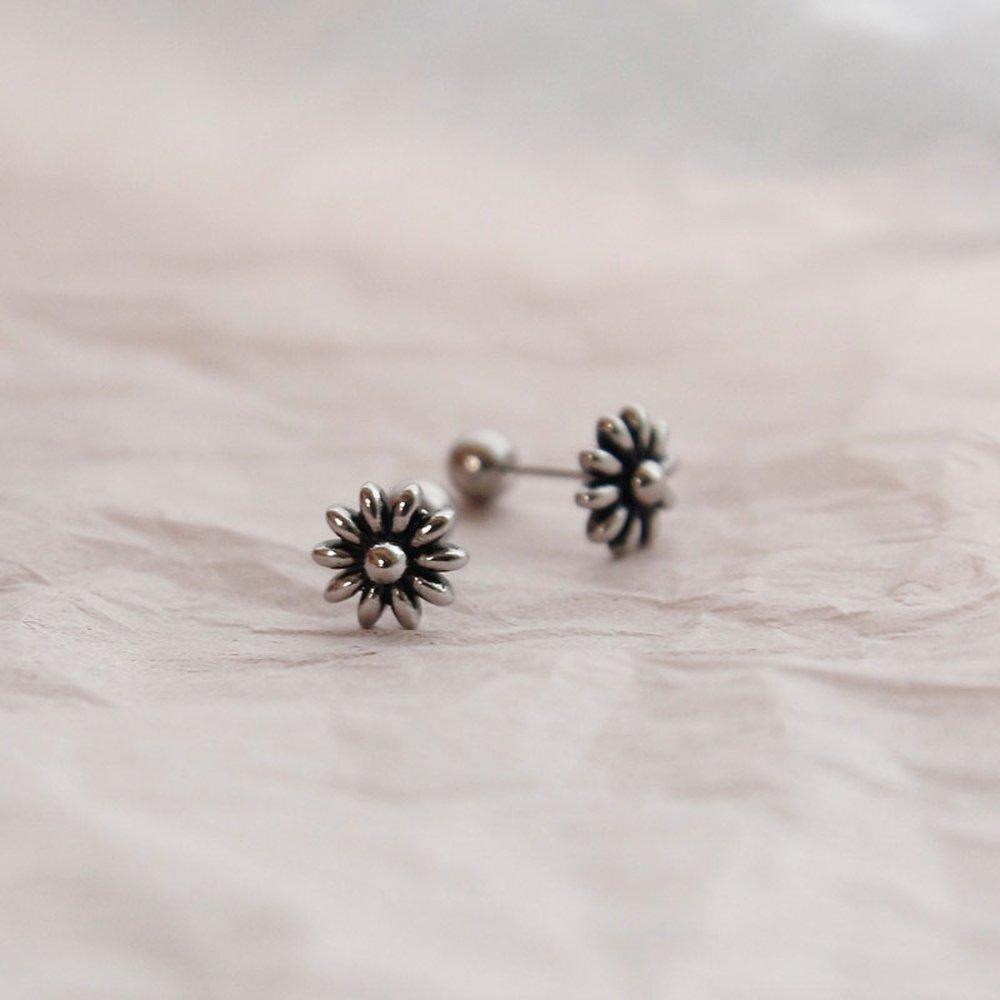 J.Lauren Antique Flower Surgical Steel Piercing P0399