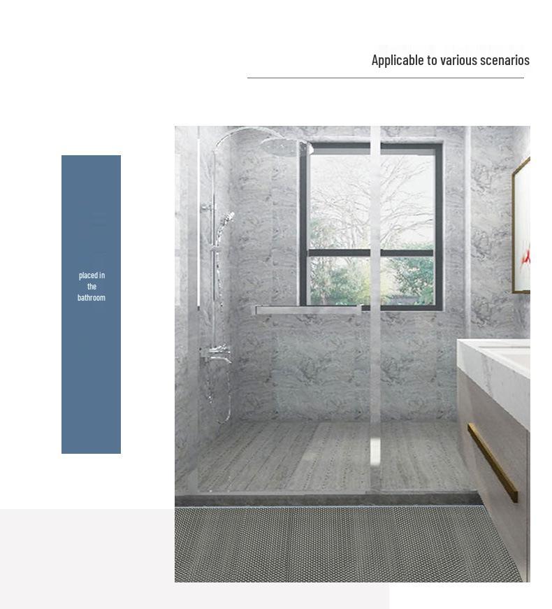 Wydrążona Wodoodporna Mata Podłogowa z PVC - Antypoślizgowa Konstrukcja Modułowa do Basenu, Łazienki, Toalety - Darmowa Wysyłka