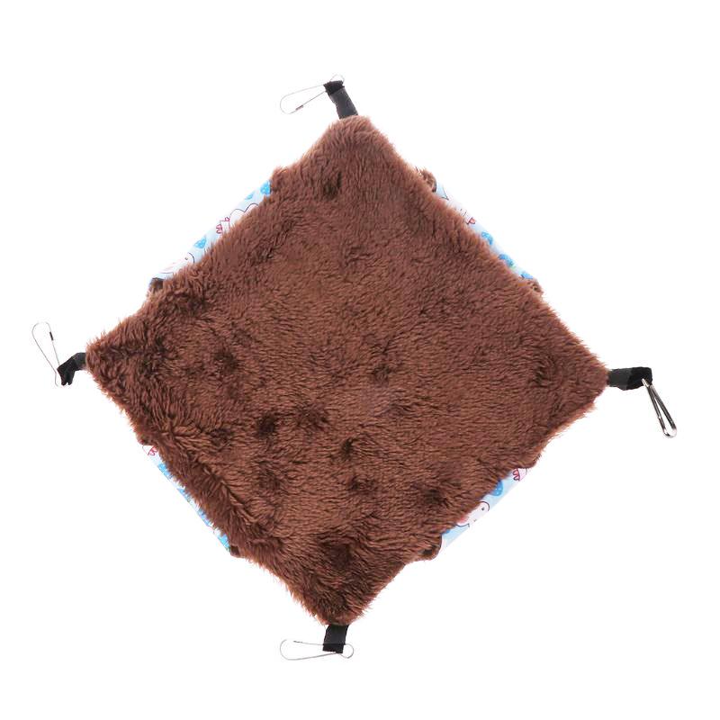 Warm Hamster Hammock Hanging Bed House Winter Double-layer Plush Cotton Nest