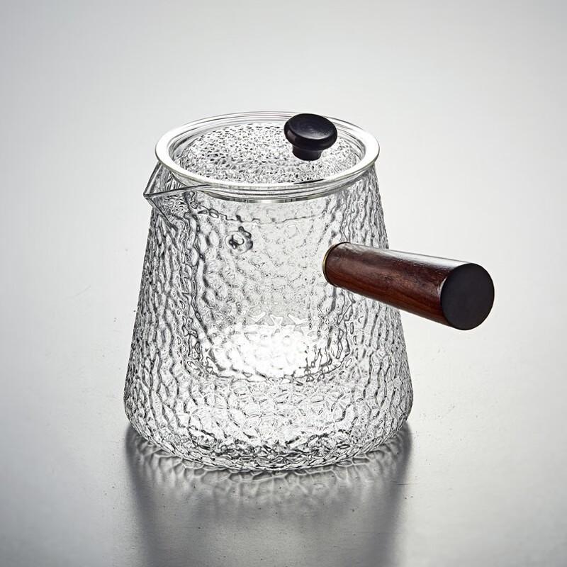 Shi Jin 950ML Heat-Resistant Glass Side Handle Tea Pot