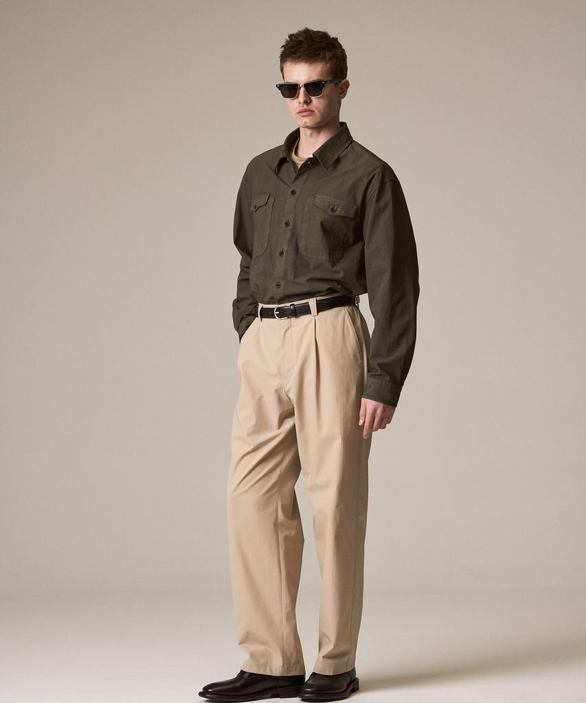 Laijeuaenbillou Summer Gabardine M52 Military Chino Pants Khaki