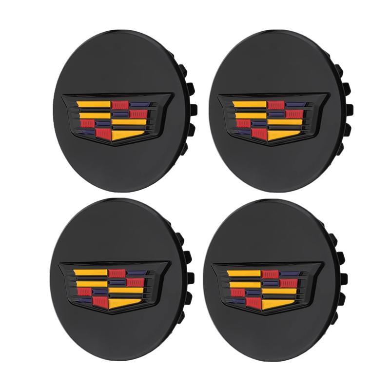 Dla Cadillac Escalade XT5 XT6 CT5 CT6 XTS CT4 66mm 4szt. Nakładki na środek koła samochodowego Akcesoria Emblemat opony samochodowej Stylizacja samochodu