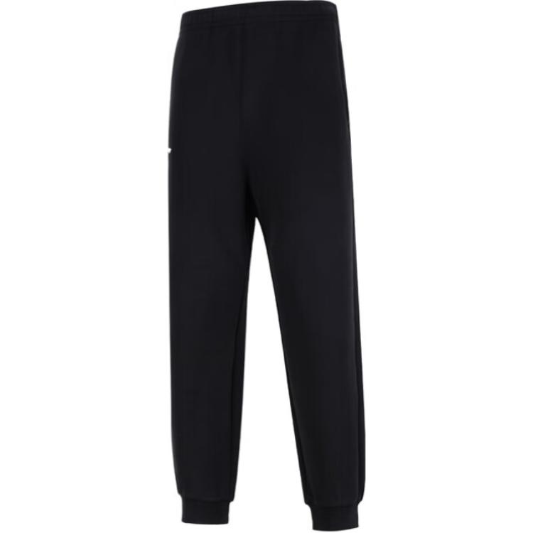 

Li-Ning Удобные универсальные повседневные брюки с манжетами, мужские низы, черные AKLUA19-1 M