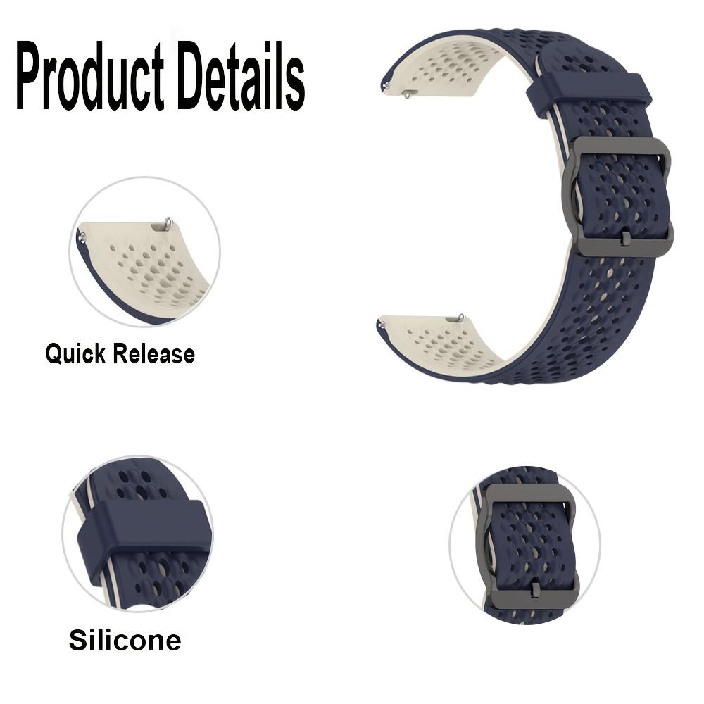22mm Silicone Smart Watch Watchband For COROS PACE 3 Sports Wristband PACE Pro APEX 2 Pro APEX 46mm Replacement Strap Bracelet