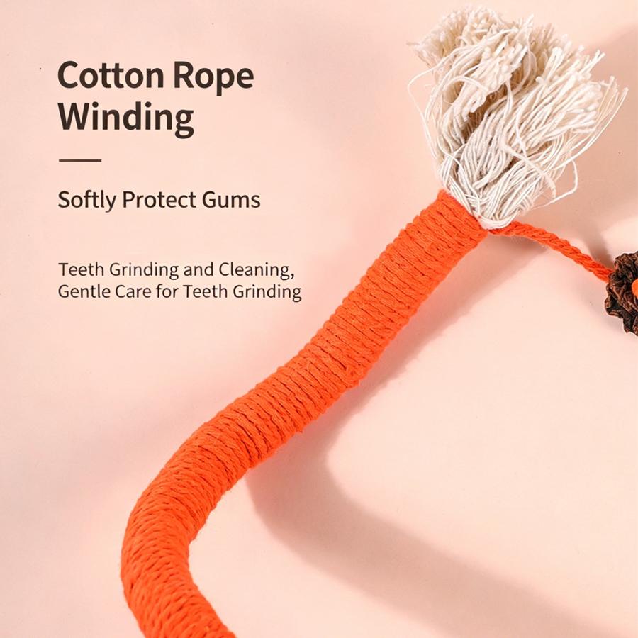 Cat Chew Rope Toys with Catnip Interactive Cat Teeth Cleaning Grinding Toy Self Entertainment Play Toy