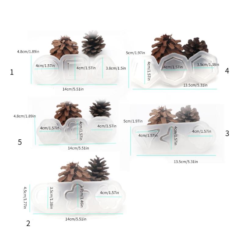 Multifuntional Silicone Mold Clay Food Molds Quicksand Molds Drip Glue Moulds Suitable for Crafting and Accessaries