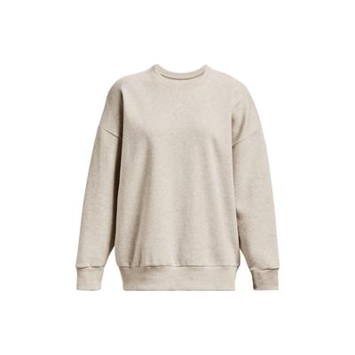 Casual Crew Neck Loose Fit Solid Color Pullover Sweatshirt Women Sweatshirt Beige 1379491-784