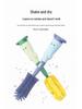 Rotating Silicone Baby Bottle, Nipple, & Straw Cleaning Brush Set