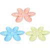 Creative Dining Utensils Petal Multi grid Bowl Plastic Suitable for Families with Multiple Pets to Prevent Pets from Snatching
