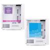 Boîtier pc gamer - empire gaming - crystal blanc - argb - moyenne tour - verre trempé