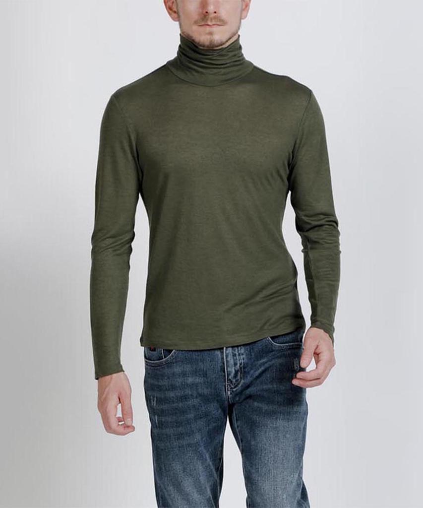 PANICALE Slim Fit Wool Blend Turtleneck T-Shirt [7 Colors] (Type B)