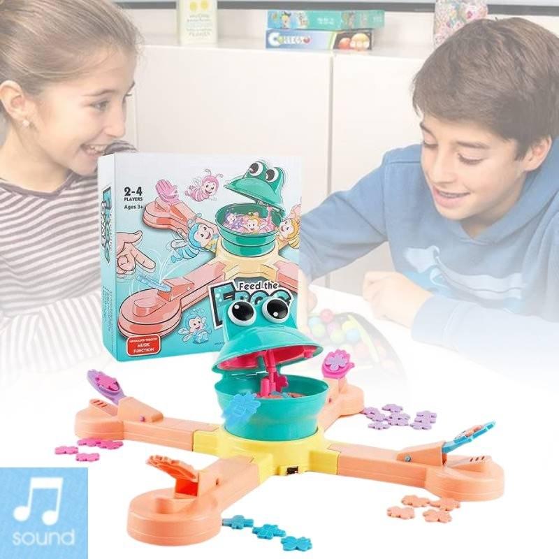 Colorful Electric Frog Adventure Game For Fun Interactive Dinosaur Feeding Play