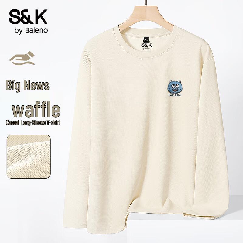 Baleno S&K Series Men s Long-Sleeve Waffle Knit T-Shirt M