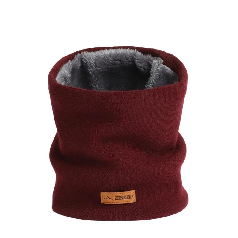 Fular Gros Tricotat Unisex: Toamnă/Iarnă Culoare Solidă, Căldură pentru Orice Vreme & Protecție pentru Gât