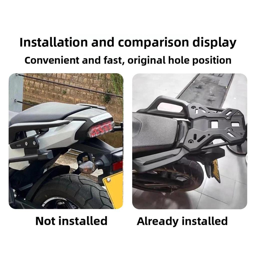 Honda NC750X (21-26) Aluminum Rear Luggage Rack - High Load Capacity