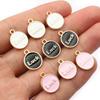 20pcs Enamel Luck Pendant Charms 15x12mm Alloy Metal DIY Jewelry Making Accessories Findings for Necklace Bracelet Earrings