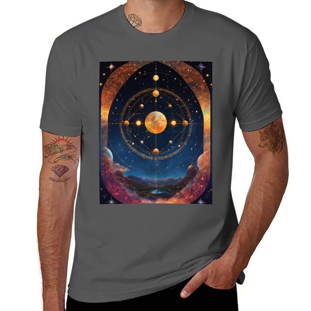 Ancient Astronomy Tshirt Stretch Fabric Comfort Tshirt