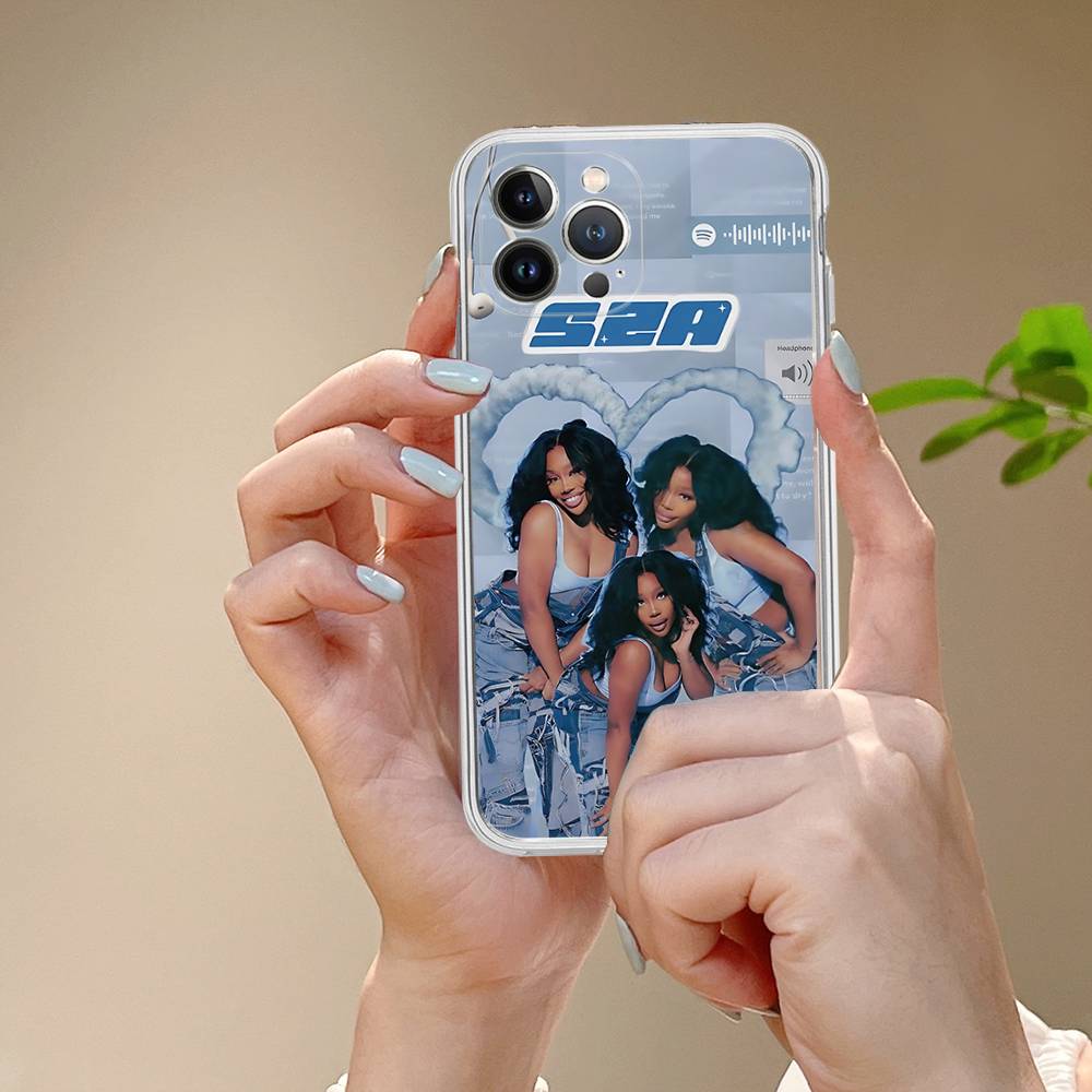 Star Singer S-Sza Phone Case For IPhone 17 16 15 Plus 14 13 Mini 12 11 Pro Max Soft Shell Cover