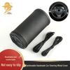 Hand-Sewn Leather Steering Wheel Cover - Universal, Stylish, Non-Slip Design