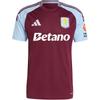 FW24 Aston Villa FC Series Logo Fashion Home Short Sleeve Football Shirt Men Tops Brown JK4033