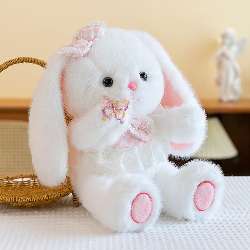 Niedliches Beruhigendes Kaninchen Plüschkissen Spielzeug - Schlafbegleiter Geschenk für Mädchen