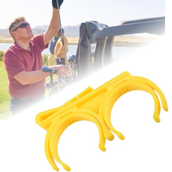 Supporto per palline da golf con clip girevole, artiglio, presa sicura, professionale, pieghevole, portatile, per 2 palline da golf, accessori da golf, regalo per golfisti