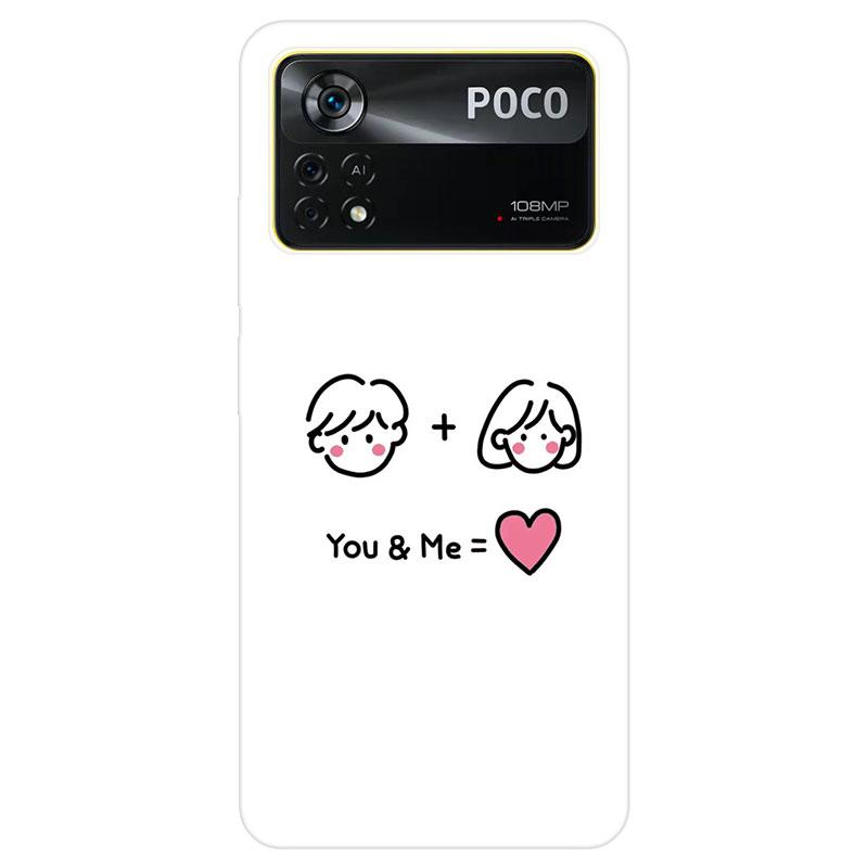 For Xiaomi Poco X4 Pro 5G Silicone TPU Back Cover Soft Phone Case For Xiaomi Poco M4 Pro 4G Case