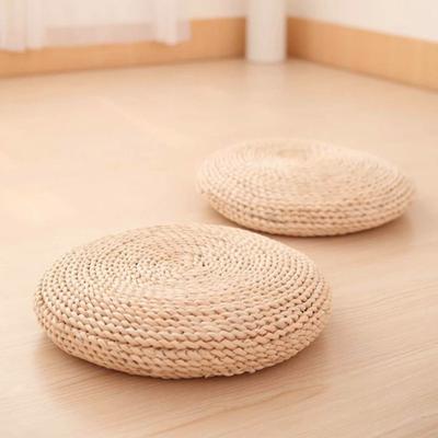 Seat Cushion Exquisite Workmanship Breathable Round Shape Tatami Futon Meditation Cushion for Balcony