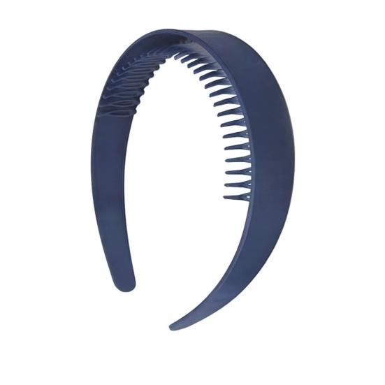 Hair Hoop Extra Wide Thick Headband with Non-slip Teeth Vintage Style Strong Grip Hairband Office Hair Accessory
