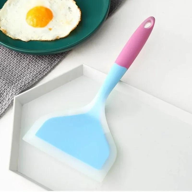 Household Cooking Spatula Kitchen Food Grade Yoki Cooking Stall Cake Spatula High Temperature Non-stick Special Silicone Spatula
