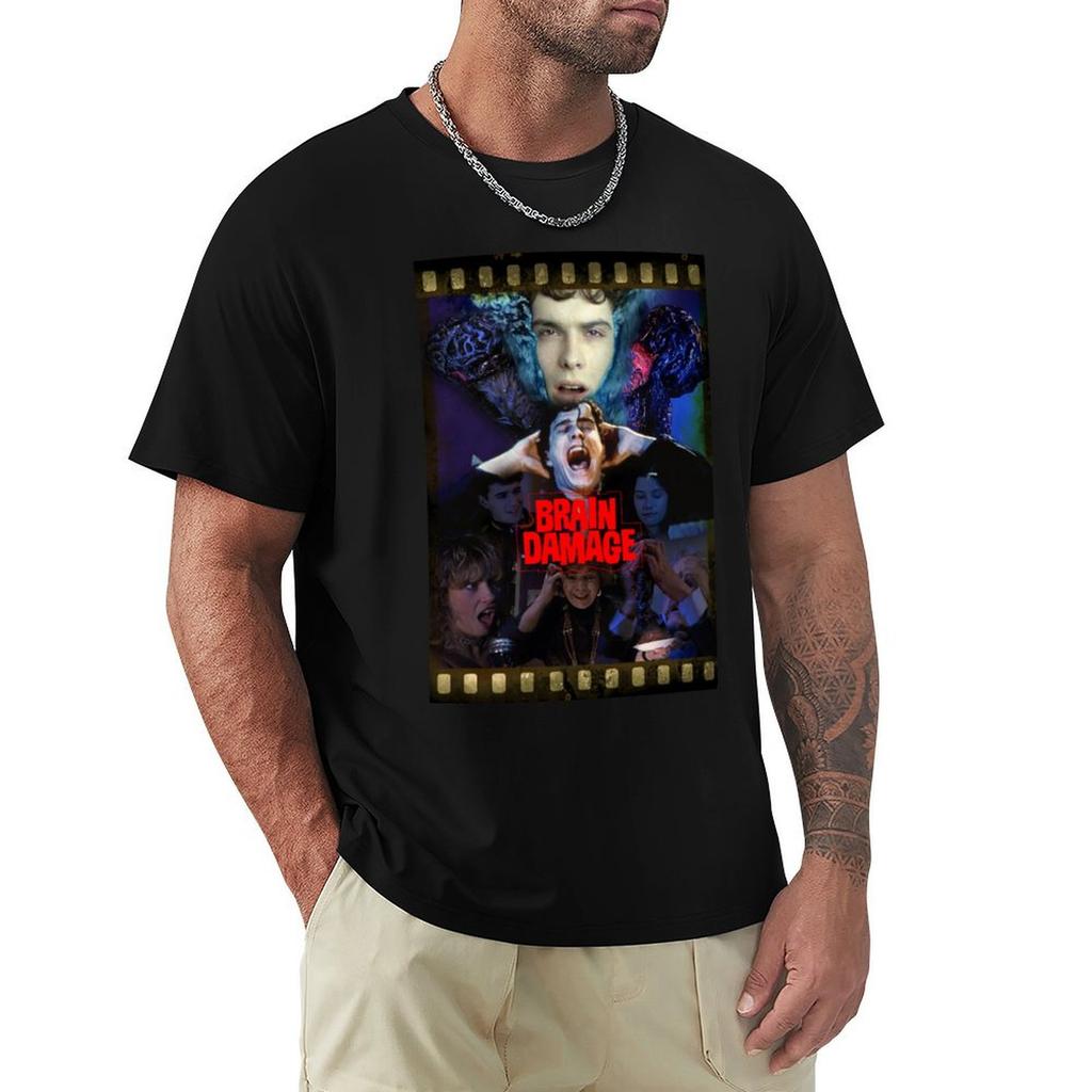 Brain Damage (1988) Tshirt Festival Short Sleeve Tshirt